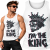 TANK TOP ŚMIESZNY IM THE KING